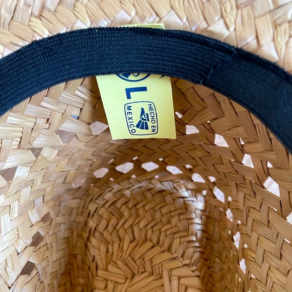 PATRIOTIC COWBOY HAT Red White Blue WovenStraw NEW - Picture 10 of 10